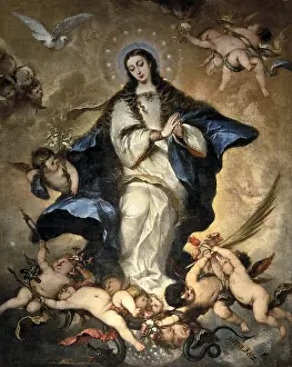 Vizcaya: ANTOLINEZ, Jose (1635-1675). The Immaculate. Baroque