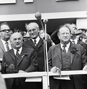 Rathausplatz: Anton Benya and Bruno Kreisky
