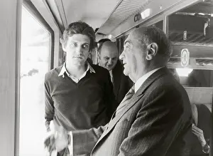 Benya: Anton Benya and Josef Cap on the train