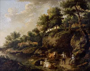 Henricus: Antoniessen - Landscape with Cowherd