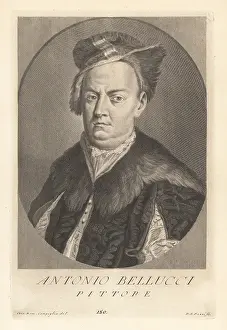 Uffizi: Antonio Bellucci, Italian Rococo painter, 1654-1726