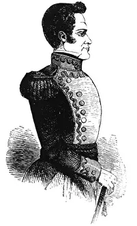 Sideface: Antonio Lopez de Santa Anna