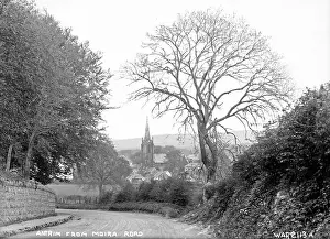 Glimpse: Antrim from Moira Road
