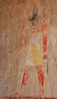 Deceased: Anubis. Temple of Hatshepsut. Egypt