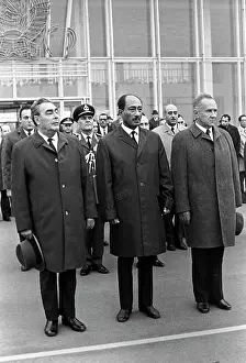 Paid: Anwar El Sadat visit to USSR, 1971
