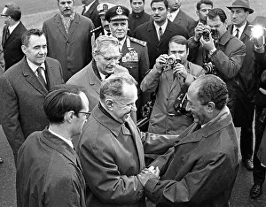 Shakes: Anwar El Sadat visits Moscow, 1972