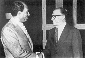 Menachem: Anwar Sadat meets Menachem Begin