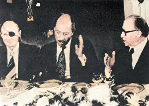 Menachem: Anwar Sadat at a state dinner