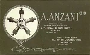 Anzani: Anzani brochure cover 1910