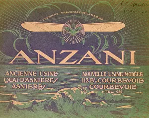 Anzani: Anzani brochure cover circa 1911