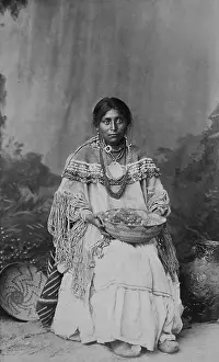Stylistic: An Apache bride wears a costume that combines