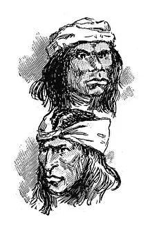 Braves: Apache native American Indians, c.1887