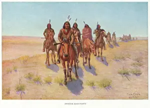 Apaches: Apache - Native American - men - war
