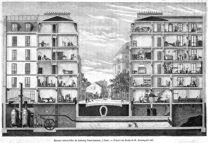 Faubourg: Apartment building in Paris
