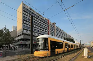 Tramline: Apartments and U-Bahn, Berlin, Germany
