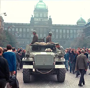 Libor: APC - protest - Prague - Wenceslas Square