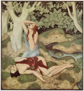 Aphrodite: Aphrodite and Adonis - Edmund Dulac