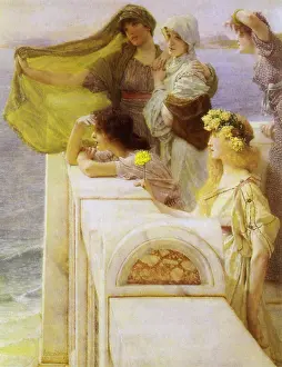 Aphrodite: At Aphrodite's Cradle, by Alma-Tadema