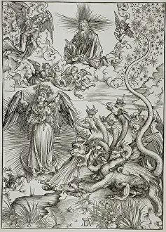 Dragons: The Apocalyptic woman and the seven-headed dragon