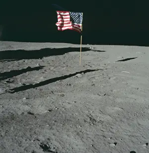 Tranquillity: Apollo 11, American Flag, 1969