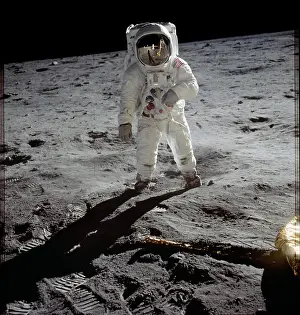 Spacesuits: Apollo 11 Astronaut Edwin Aldrin on the ?