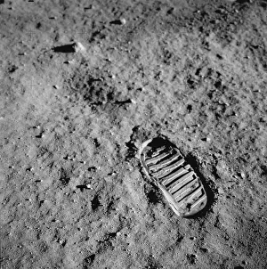 Buzz: Apollo 11, Buzz Aldrin Bootprint, 1969