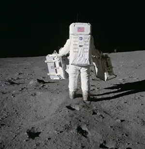 Passive: Apollo 11, Buzz Aldrin Deploys Experiments, 1969