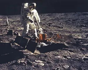 Passive: Apollo 11, Buzz Aldrin Deploys PSEP, 1969