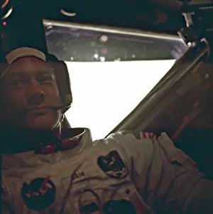 Tranquillity: Apollo 11, Buzz Aldrin In Lunar Module After EVA, 1969