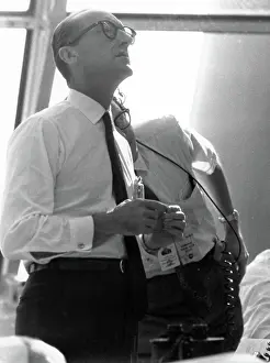 Centers: Apollo 11, George Mueller in Launch Control Center, 1969