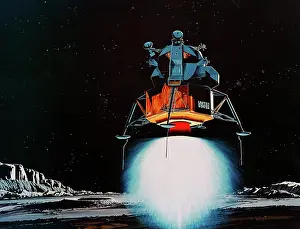 Moons: Apollo 11, Lunar Module, Artist Concept