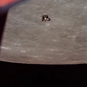 Capsules: The Apollo 11 Lunar Module ascending from ?