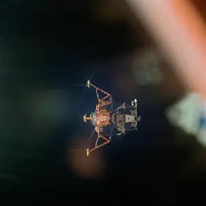 Capsules: The Apollo 11 Lunar Module. The LM has separated ?