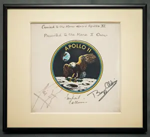 Apollo11: Apollo 11 Mission Patch, To Be Presented to the Mars 1 Crew