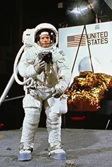 Mockup: Apollo 11, Neil Armstrong EVA Training, 1969