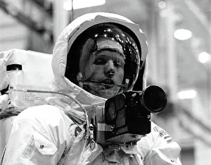 Mobility: Apollo 11, Neil Armstrong with Hasselblad Camera, 1969