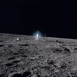 Deploys: Apollo 12 Astronaut Alan Bean deploys scientific ?