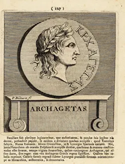 Gods And Heroes: Apollo Archegetes in laurel wreath