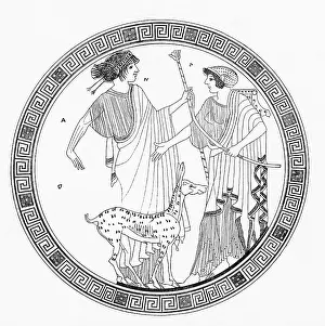 Attic: Apollo and Artemis