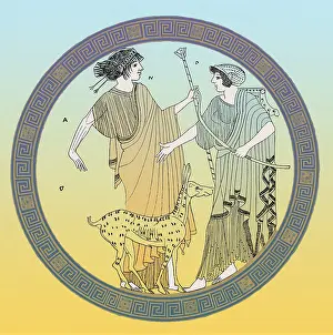 Attic: Apollo and Artemis