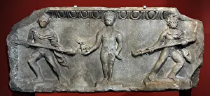 Olympian: Apollo Kanachos relief. Miletus