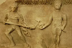 Deity: Apollo Kanachos relief. Miletus