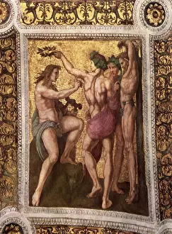 Marsyas: Apollo and Marsyas, by Raphael