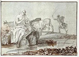 1654: Apollo and Mercury, by Claude Lorrain