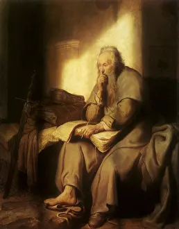 1625: The Apostle Paul in Prison, by Rembrandt