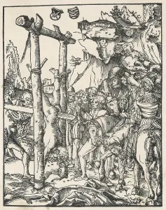 Sawn: APOSTLE SAWN IN HALF