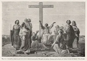 Dispersing: The Apostles Gathering Around Jesus