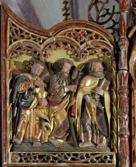Gothically: Apostles John the Evangelist, Andrew and Peter