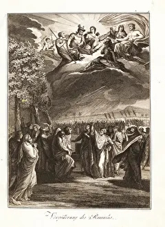 Heathen: The apotheosis of Romulus, first king of Rome, 716 BC