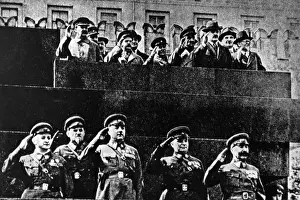 Belov: Apparatchiks during the May Day Parade, 1937